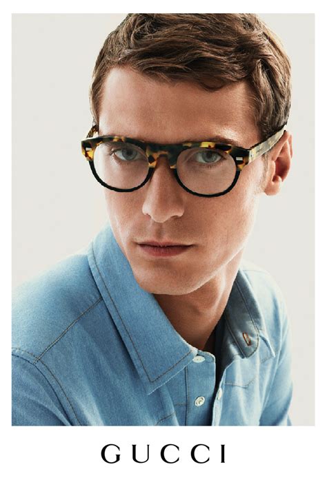 gucci mens eyeglasses|Gucci clear frame glasses men.